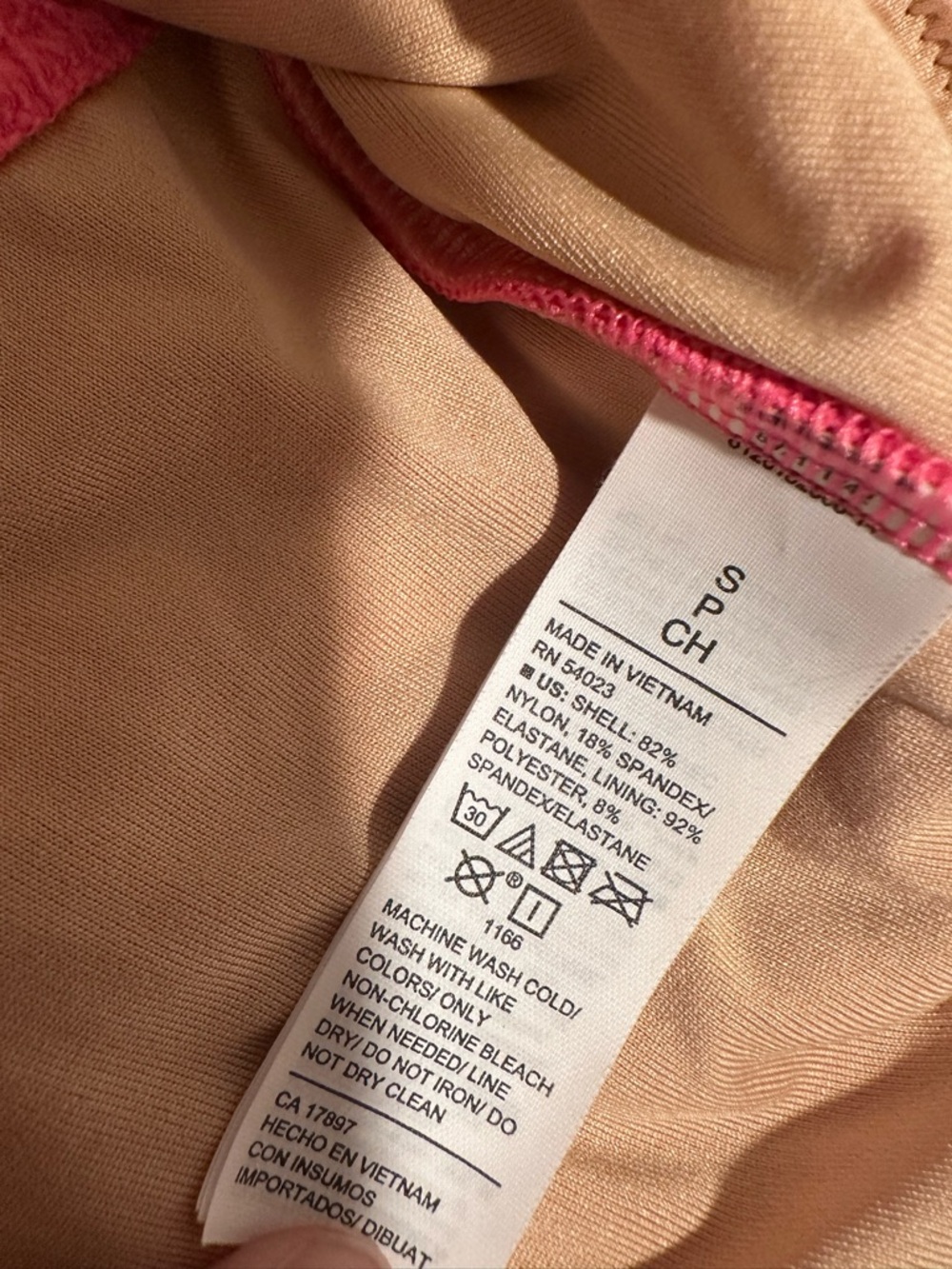 Old Navy Ribbed High-Waist Bikini Set in Deep Pink - Picture 4 of 16